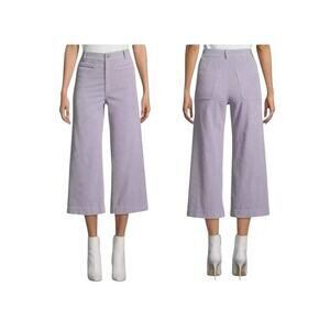 A.L.C. Jay Lavender Corduroy Crop‎ Wide Leg Pants Size 0